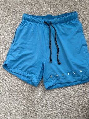 Boys Battle Blue Athletic Shorts